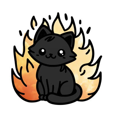 fire cat