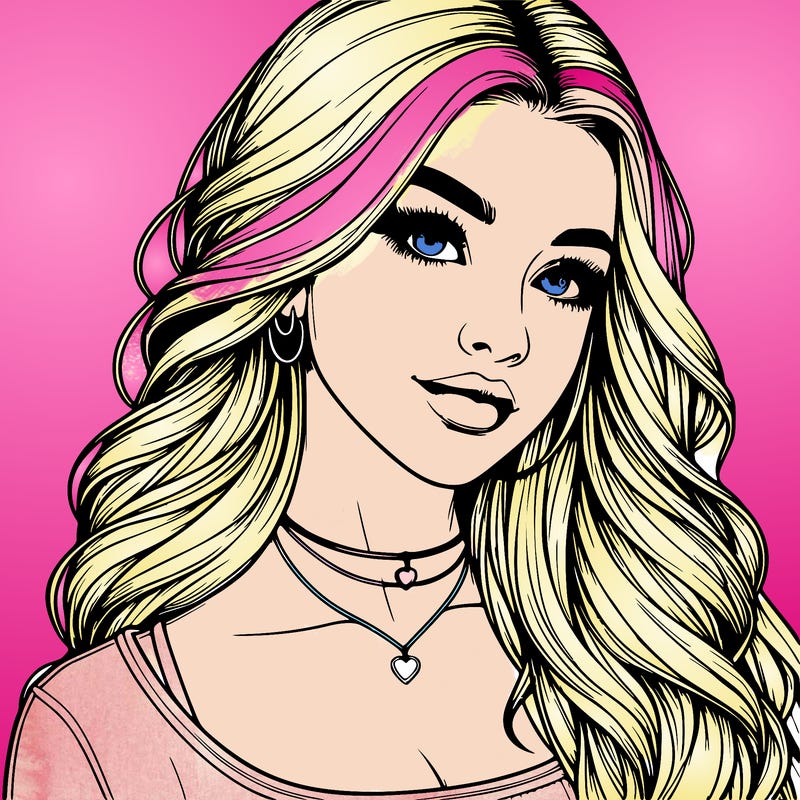 detailed realistic girl