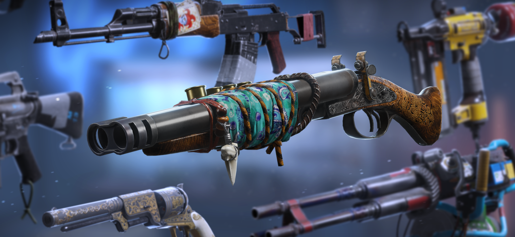 A showcase of detailed 3D weapons from the Zombie State FPS survival game.