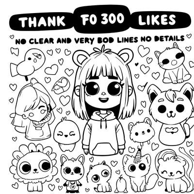 thank you for 300 likes