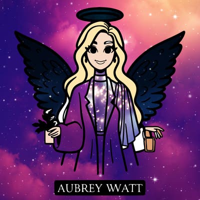 aubrey wyatt with angel wings