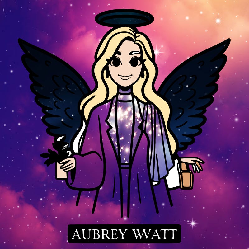 aubrey wyatt with angel wings