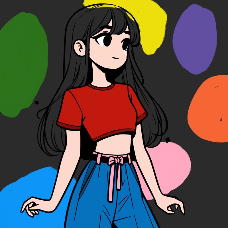 girl in a cute crop top