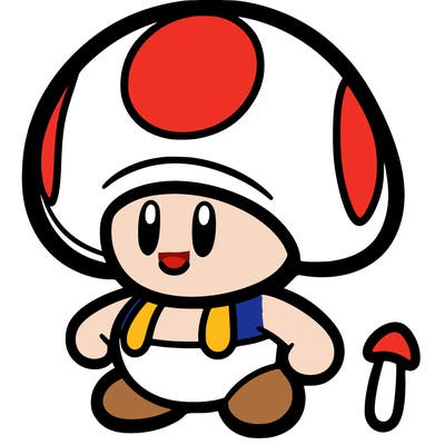 mario bros toad