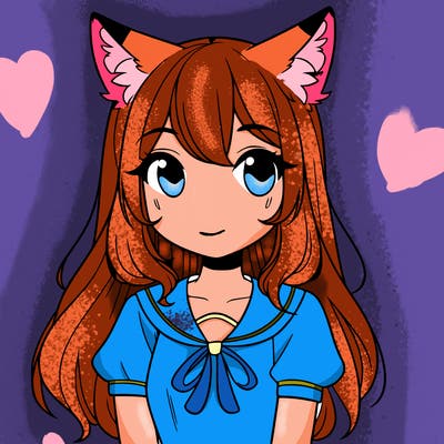 girl with fox ears