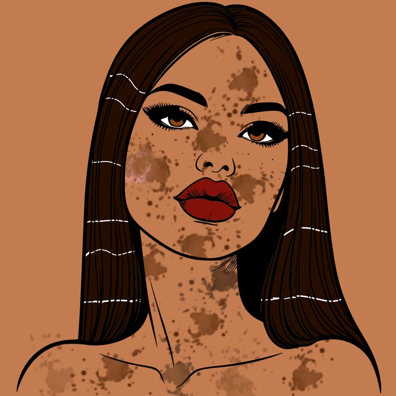 realistic woman with full lips