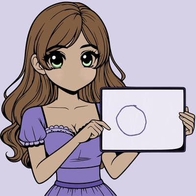 realistic pretty girl holding blank sign