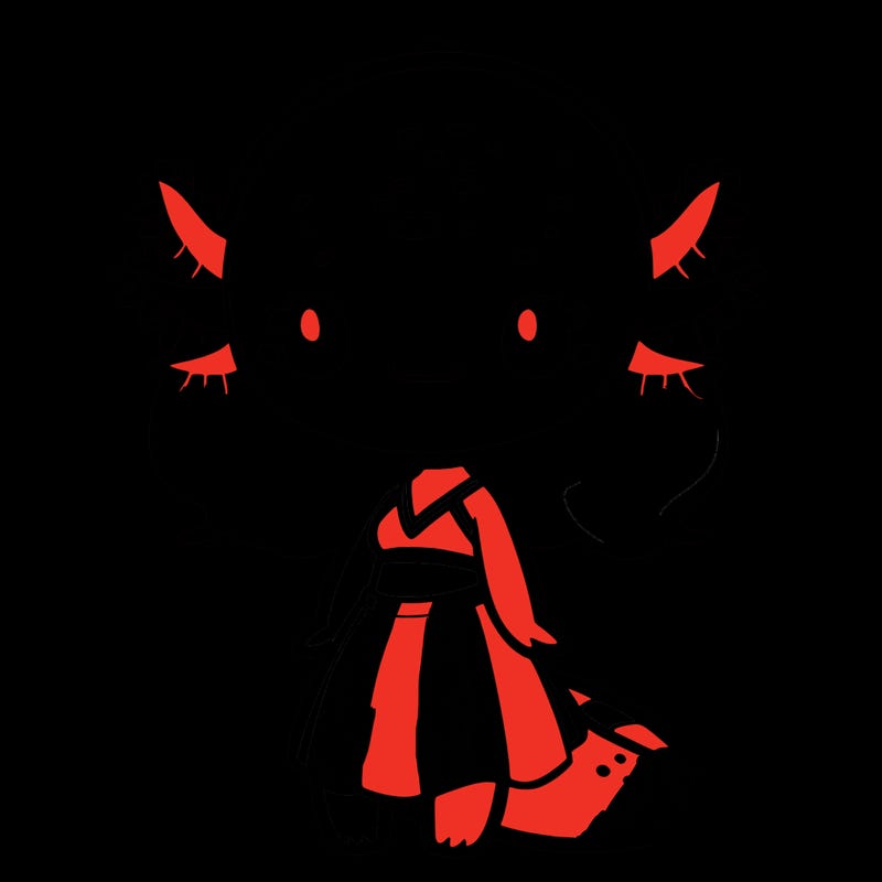 axolotl hybrid girl