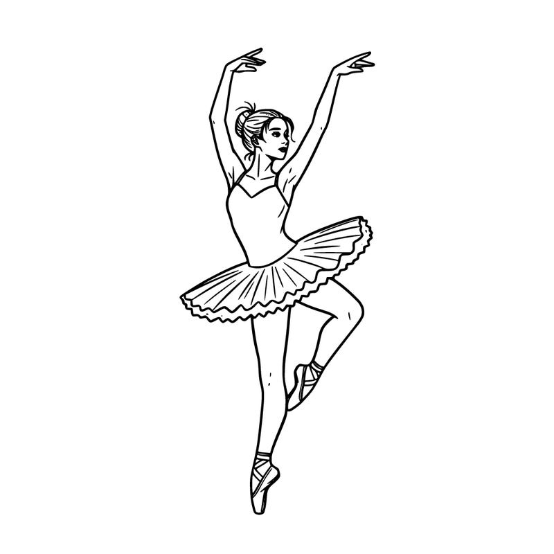 a female ballerina