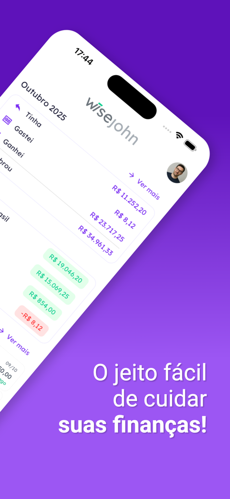 Wisecash - Wisecash finance app dashboard showing expense tracking and budget overview