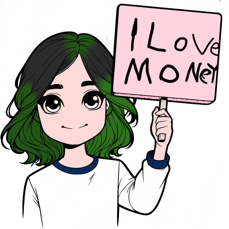 realistic girl holding up a sign