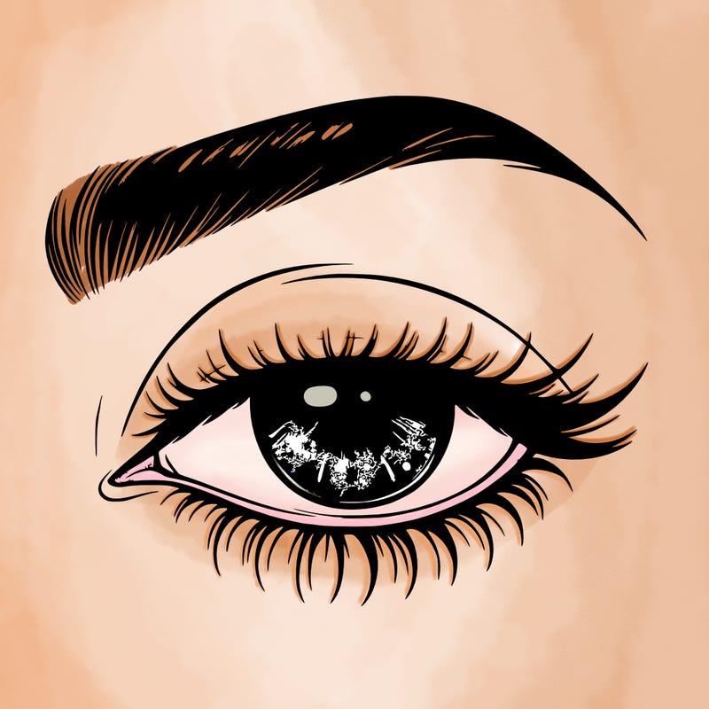 eye closed realistic