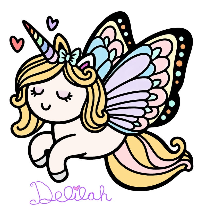 unicorn butterfly