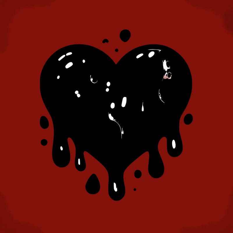 painted heart
