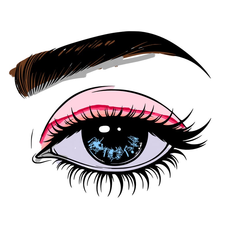 eye closed realistic