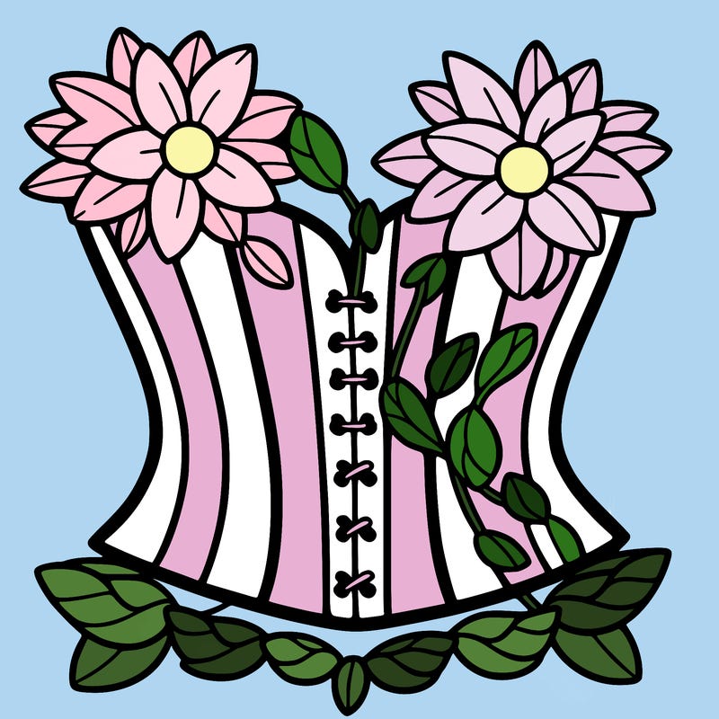 flower corset