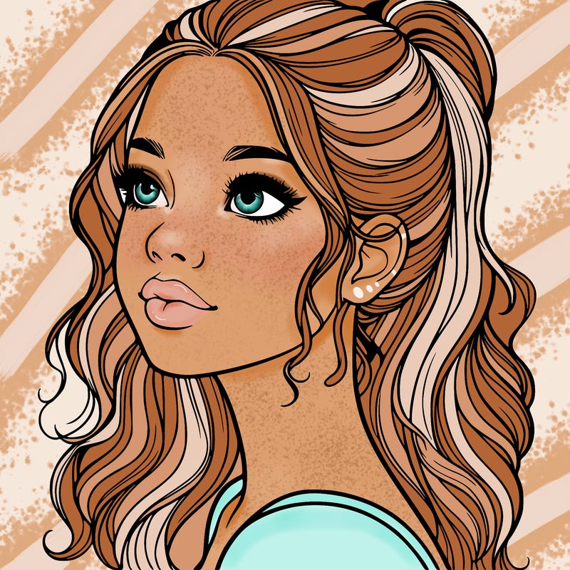 beautiful realistic girl