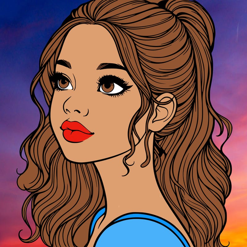 beautiful realistic girl