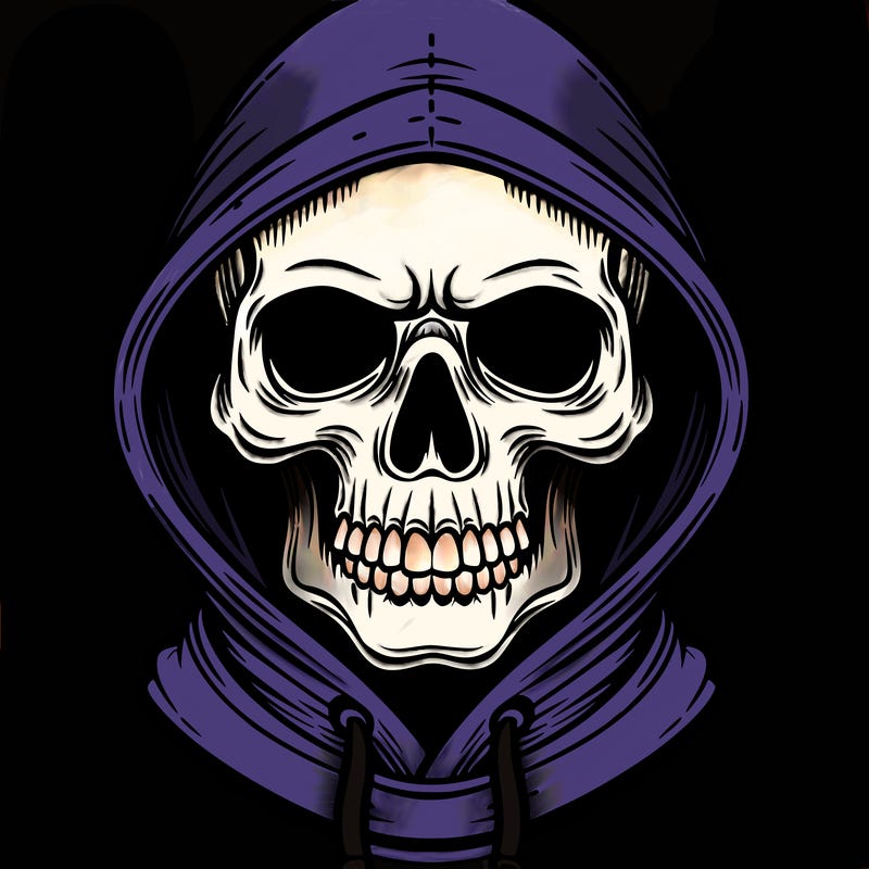 skull hoodie