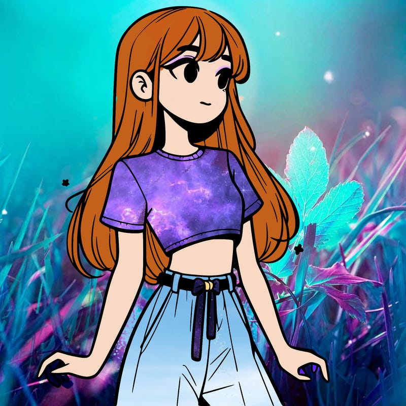 girl in a cute crop top