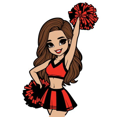 realistic cheerleader