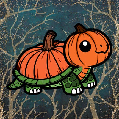 pumpkin turtle