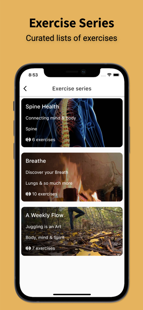 Xtreme Pilates - La aplicación Xtreme Pilates muestra series de ejercicios curadas para la salud de la columna y la respiración.