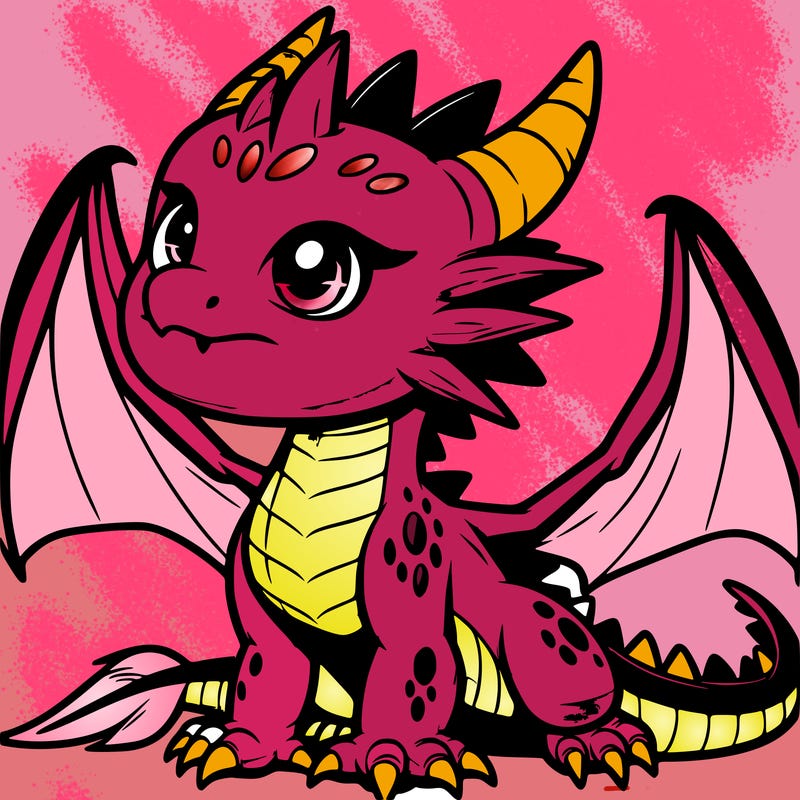 fierce baby night dragon