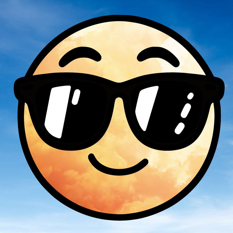emoji with sunglasses