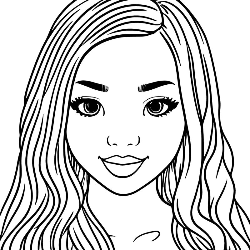 girl cute popular hair long