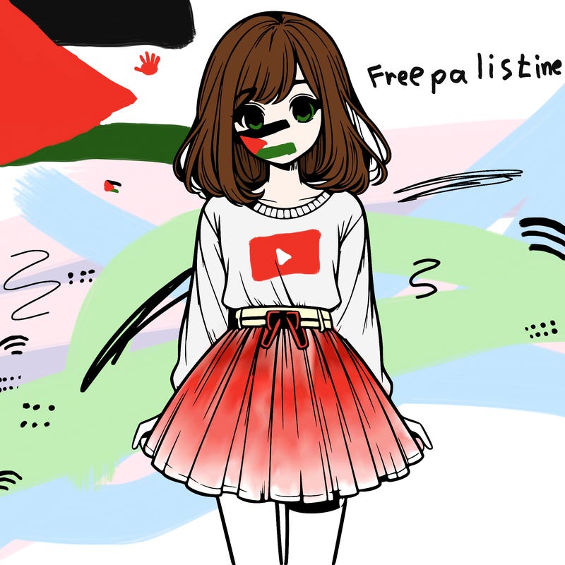 realistic girl with a skirt on