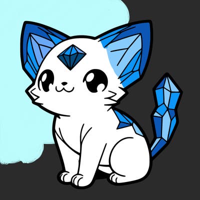 crystal kitten