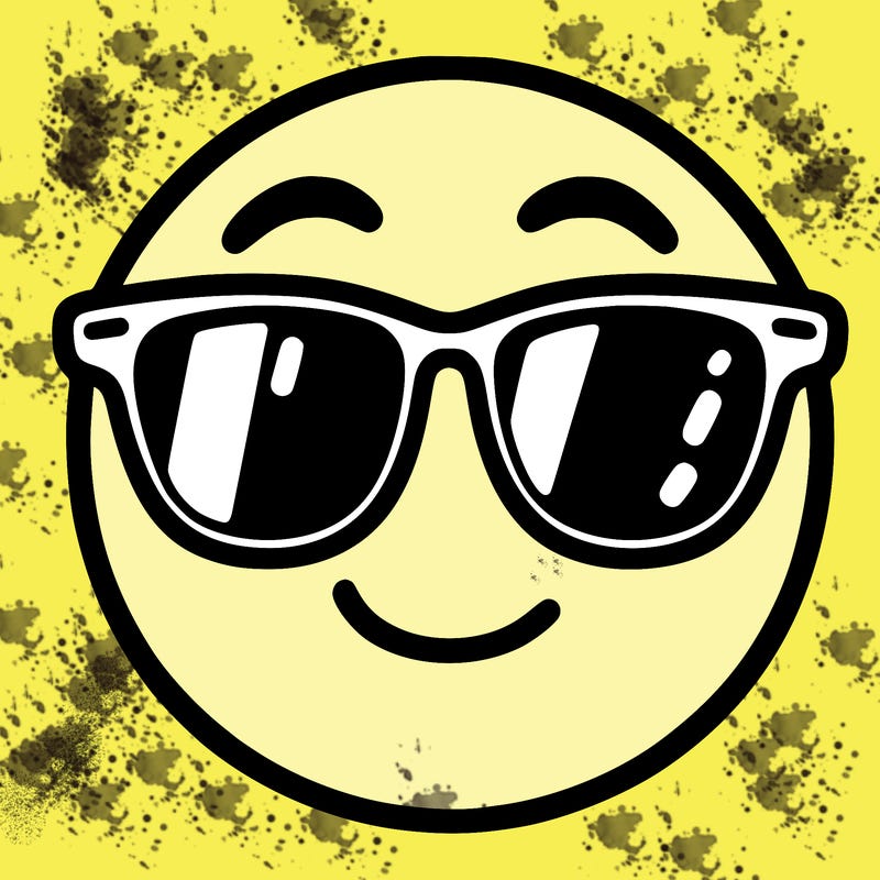 emoji with sunglasses