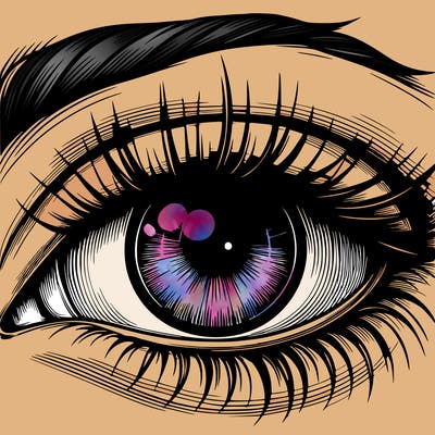 realistic eye
