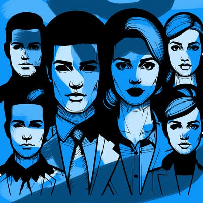 very detailed realistic people