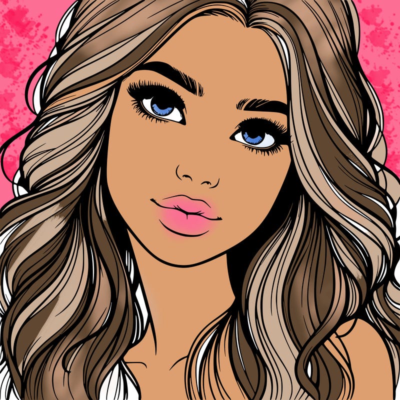 beautiful realistic girl