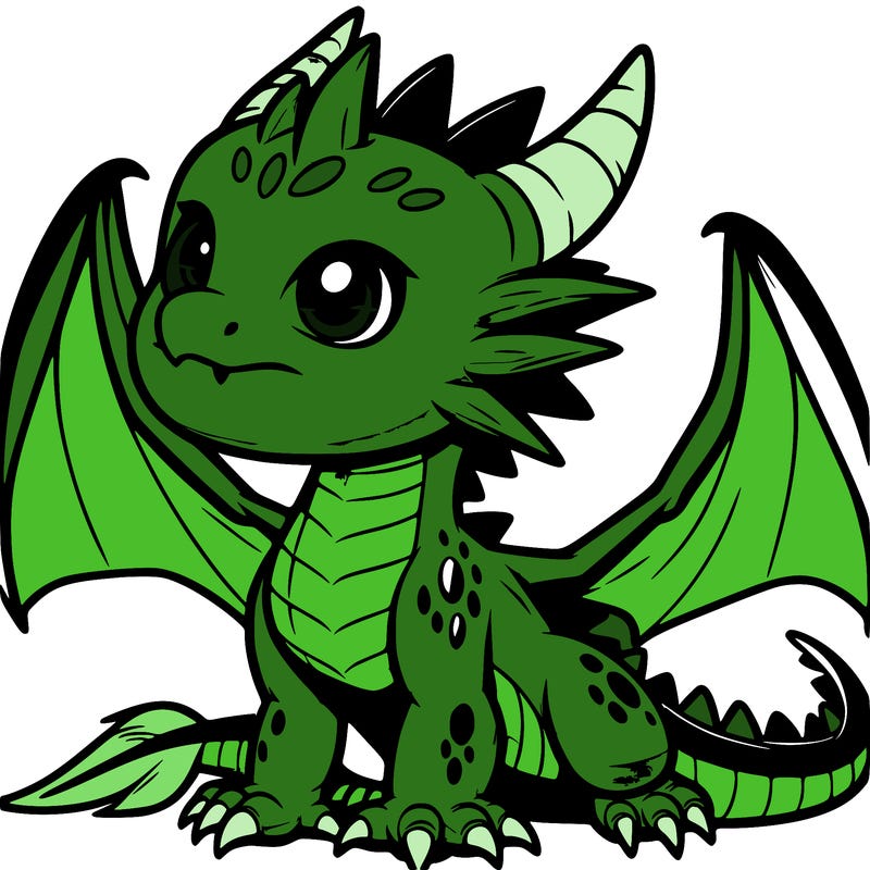 fierce baby night dragon