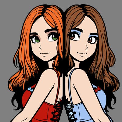 a realistic girl split