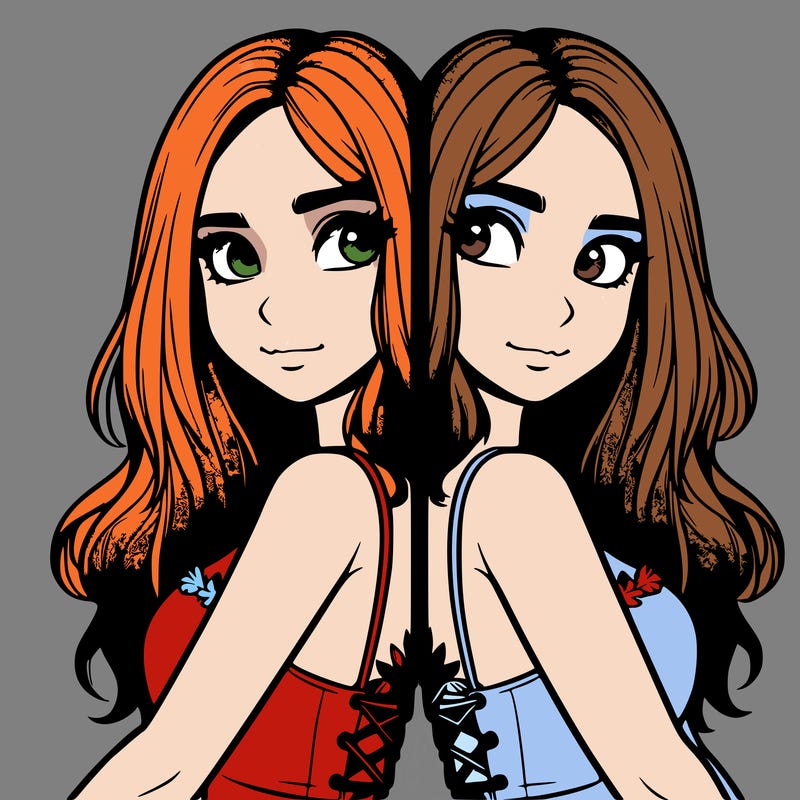 a realistic girl split