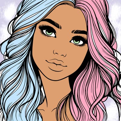 beautiful realistic girl
