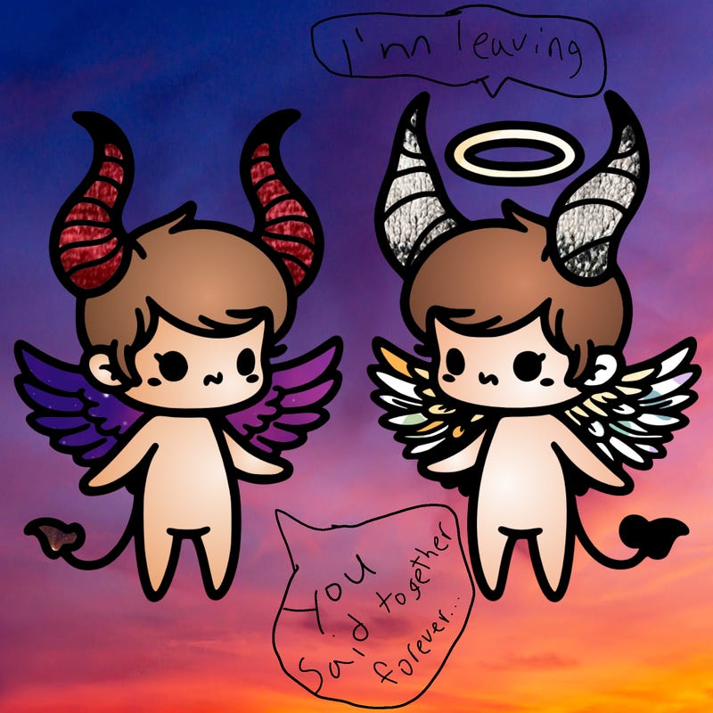 wings and horn