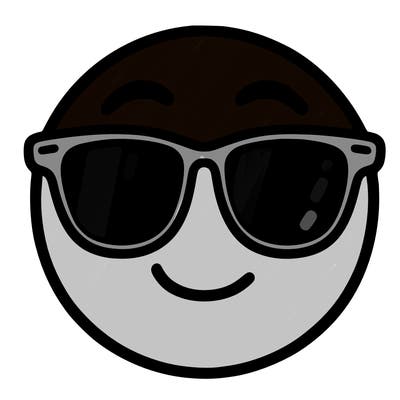 emoji with sunglasses