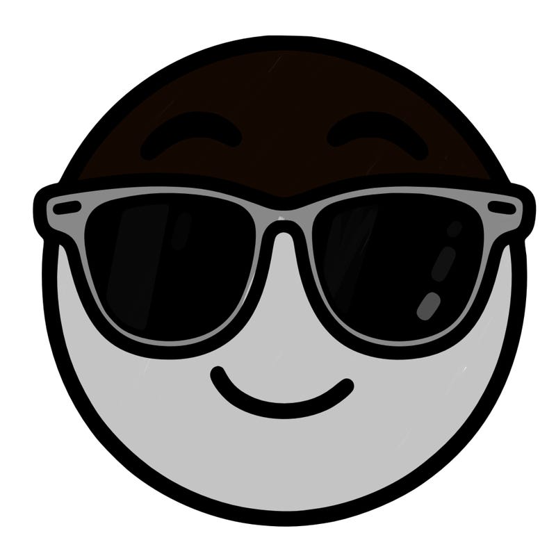 emoji with sunglasses