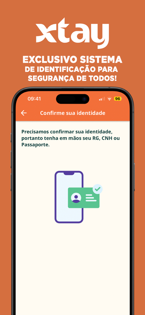 Xtay: Estadias Inteligentes - Xtay app identity verification screen for secure digital check-in