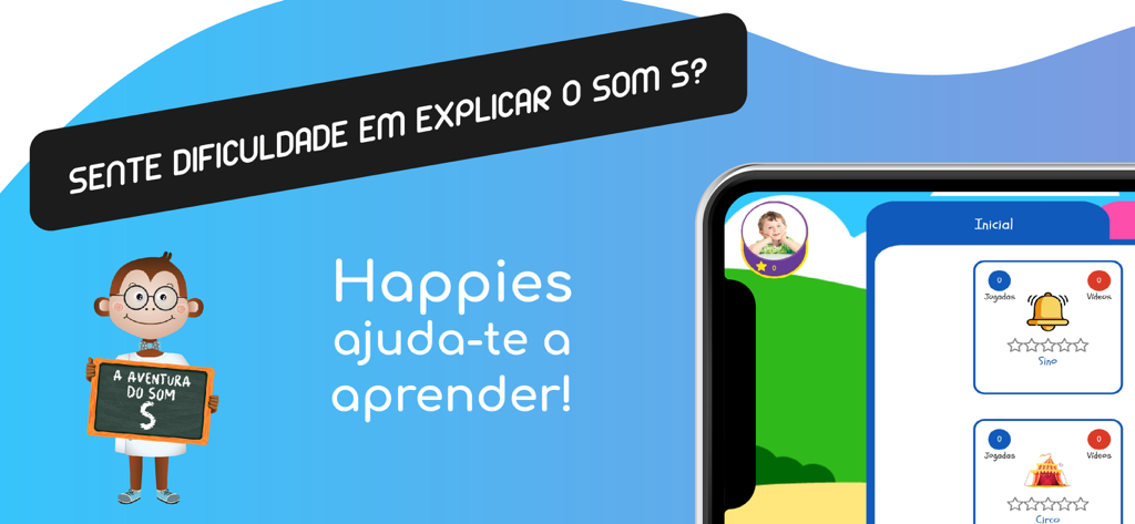 Happies - Aprende o som S - Education App | MWM
