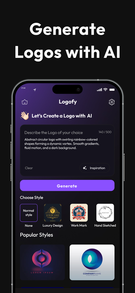 AI Logo Generator - Logofy - Graphics & Design App | MWM