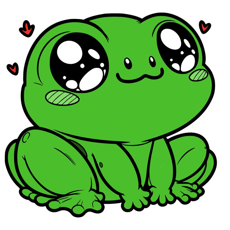 cute frog person realistic
