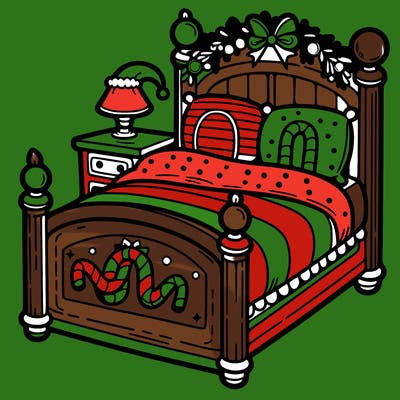 christmas bed