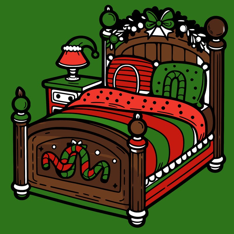 christmas bed