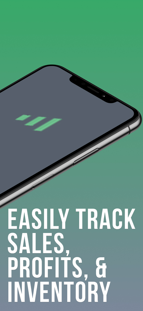 Dashboard dell'app Shopkeeper per il tracciamento dei profitti di vendita e dell'inventario Amazon